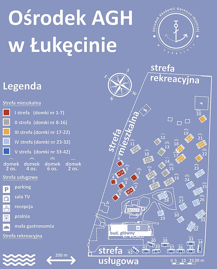 Mapa terenu ośrodka